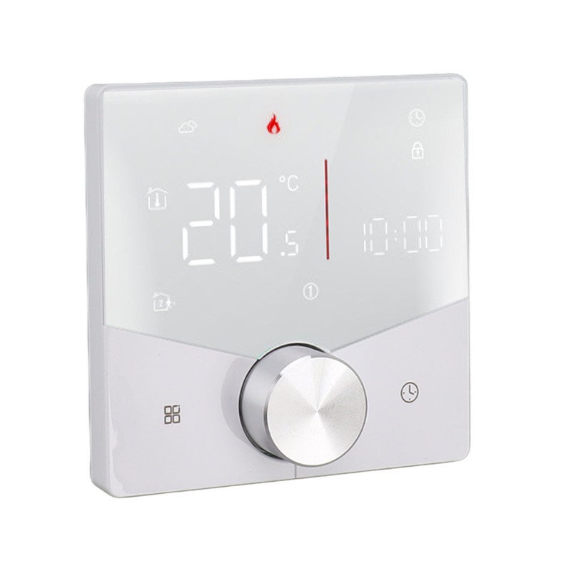 Smart Thermostat Knob Design LCD Color Display Panel Digital Thermostat