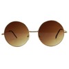 ShadyVEU Retro Oversized Round Hippie Sunglasses w/Extra Large Circle Lens