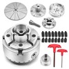 Ctokanvi 4 inch wooden lathe chuck set 1 "x 8