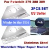 Peterbilt 379 388 389 Windshield Wiper Repair Brackets USA-12G Stainless