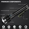 Rechargeable Flashlights 90,000 Lumens, Super Bright LED Flashlight High Lumens