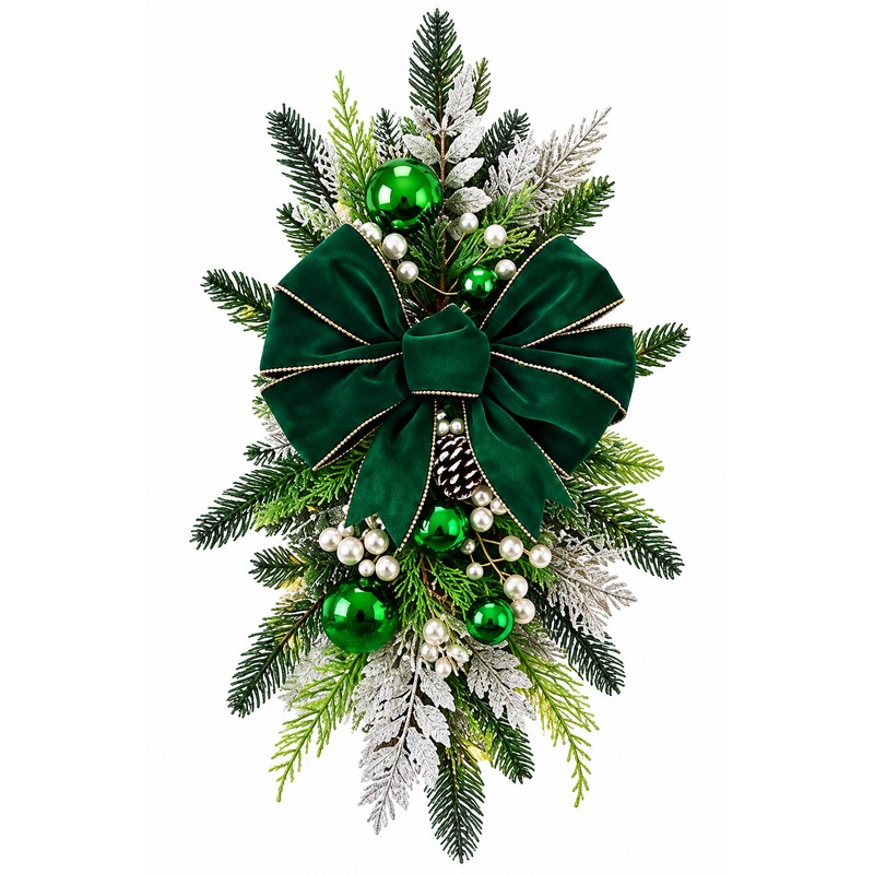 Christmas Wreath for Holiday Décor – Festive Greenery with Optional
