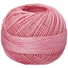 Handy Hands 210-Yard Lizbeth Cotton Thread, 25gm, Medium Pink