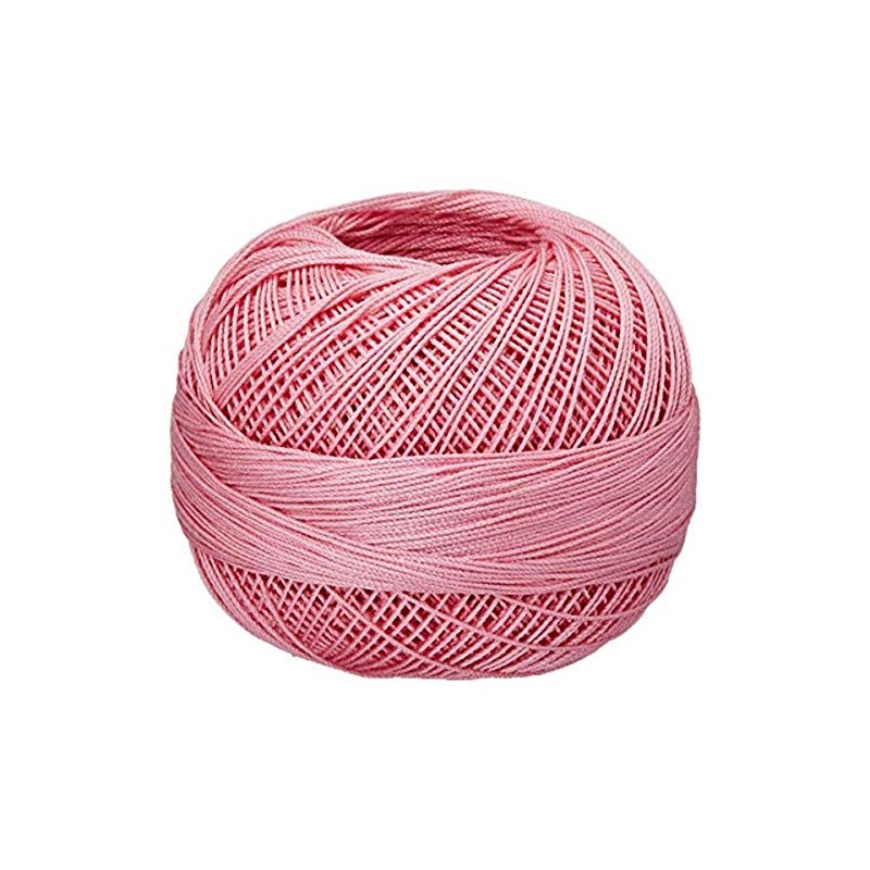 Handy Hands 210-Yard Lizbeth Cotton Thread, 25gm, Medium Pink