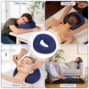 AOOSA Face Down Pillow for Massage, Massage Headrest for Bed,