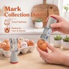 Egg Date Stamp Kit with 2 Ink Pads, Date Label