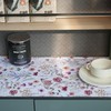 Floral Shelf and Drawer Liner for Kitchen Cabinets,16IN x 10FT