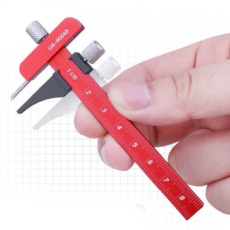 Sliding Gauge T Square Marking Ruler Aluminum Alloy Vernier Caliper