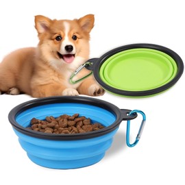 Dog Travel Bowls Green