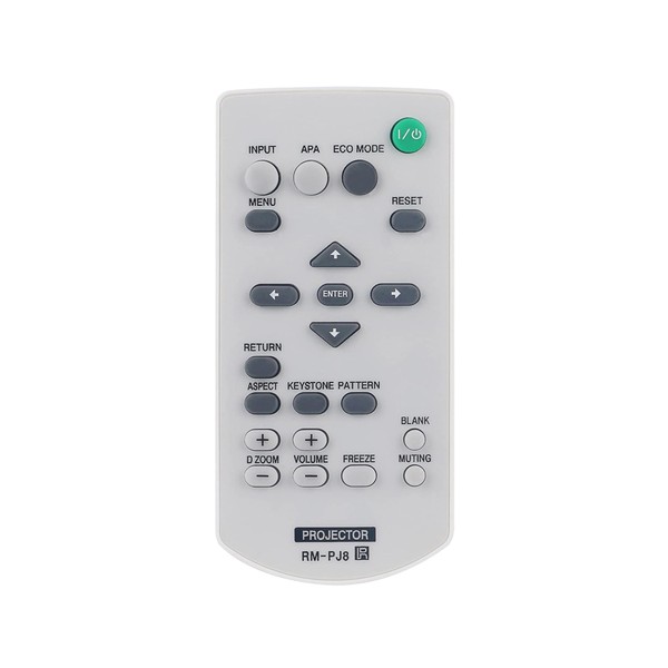 AULCMEET RM-PJ8 Replacement Remote Control Compatible with Sony 1080p 3LCD