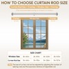 Nickel Blackout Curtain Rod,Wrap Around Curtain Rods For Windows 34