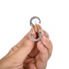 KAruim S-Biner, Micro Lock, S-Shaped Carabiner, Set of 8, Locking