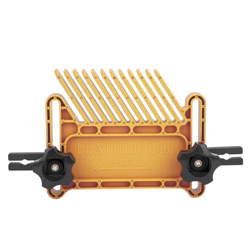 Universal Featherboard Attachment, Dual Stackable Multi-Functional Woodworking Miter Lock System