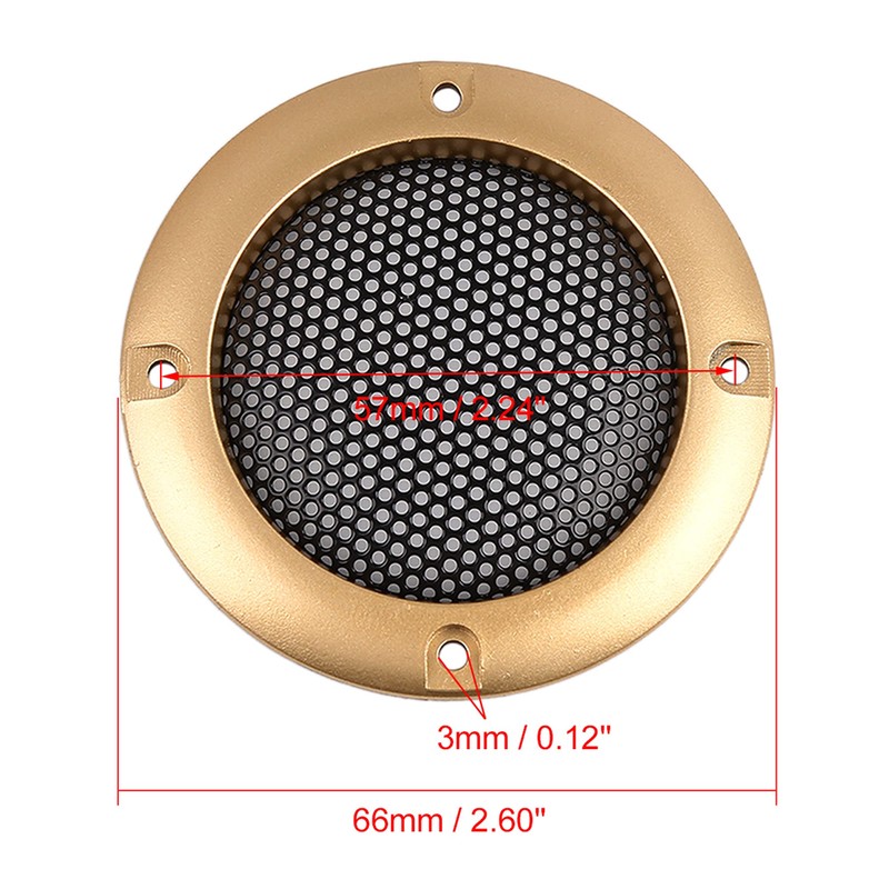 X AUTOHAUX 2pcs Grill Cover 2" Mesh Protector Speaker Subwoofer