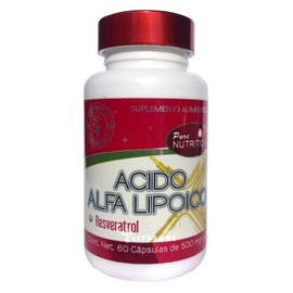 Ácido Alfa Lipoico 500 Mg 60 Cápsulas Keep Natural.