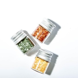 Birkenspanner Organic Glitter | Biodegradable | Plastic-Free | Easy to Apply | Long Shine | Made in Germany | 3 x 2 g | Zodiac Edition | Fire