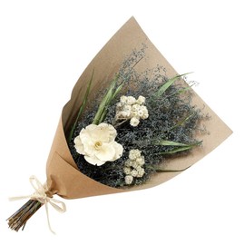 Maruwa Boeki Dried Flowers, Swag, Wreath, Bouquet, Bouquet, Dried Flowers, 5.1 x 9.8 inches (13 x 25 cm)