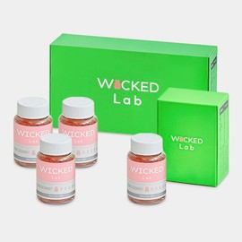 Pink Gummy Bear High-Content Biotin Multivitamin Plant-Based Vegan Gummies 4 Bottles / 핑크구미베어 고함량 비오틴 멀티비타민 식물성 비건구미 4병