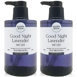 Happybath 해피바스 굿나잇 라벤더 바디워시 490g x2개 Happybath Goodnight Lavender Body Wash 490g x 2 pieces