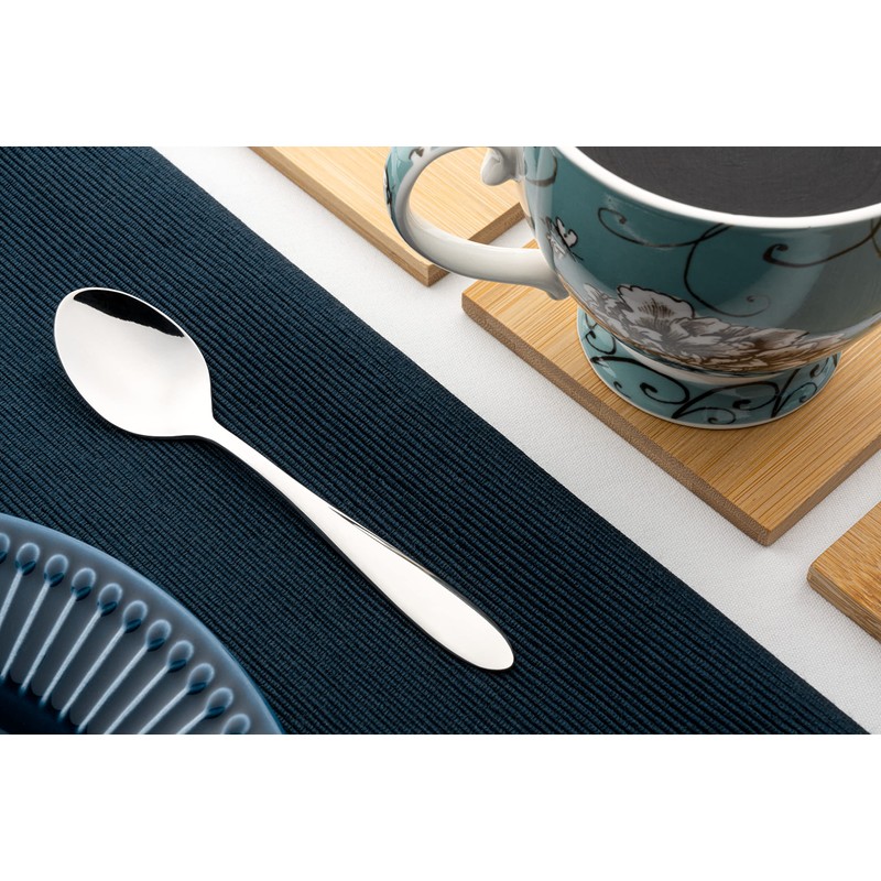 Grunwerg TESBML Teaspoons, 18/10 Stainless Steel
