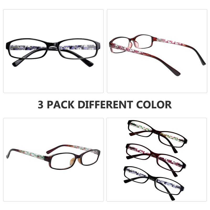 Eyekepper Lectores 3 Pack de mujeres gafas de lectura con