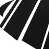 8pcs Pillar Post Trim Kit 4D Style Gloss Black Side
