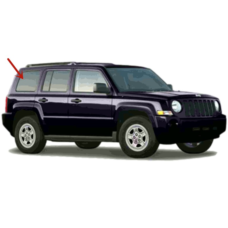 Passenger Right Side Rear Quarter Glass Quarter Window Compatible with