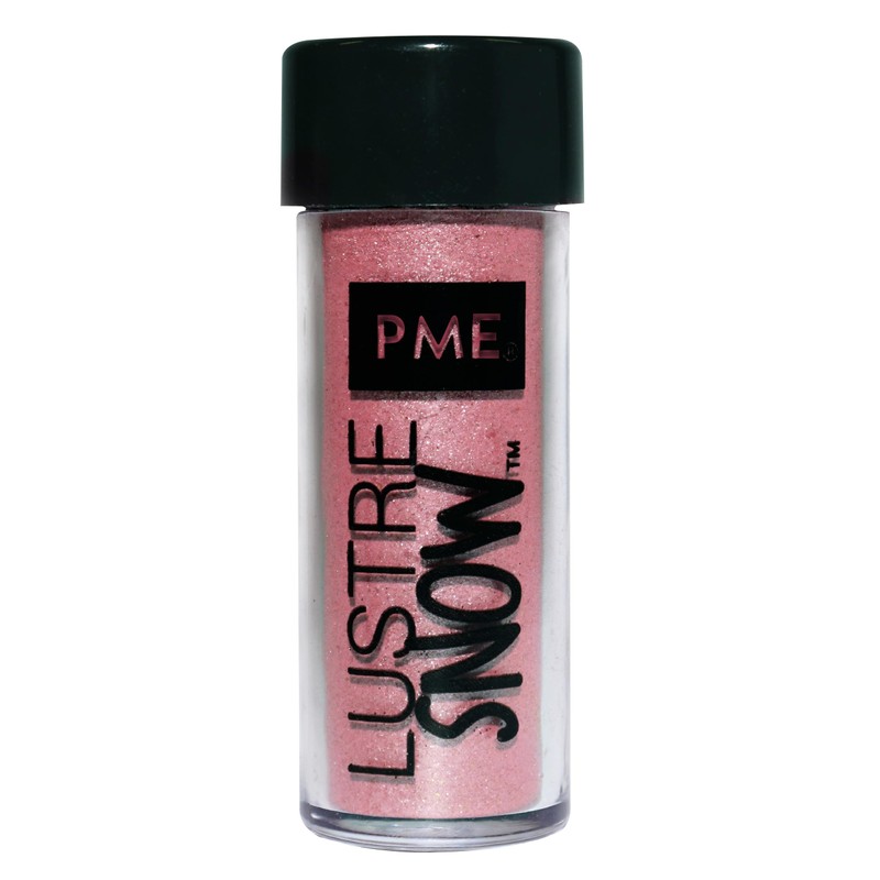 PME Edible Lustre Sprinkle Snow - Pink (10g)
