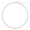 Moissanite Circle Link Pendant Necklace | Lab Grown 1.0ct Diamond