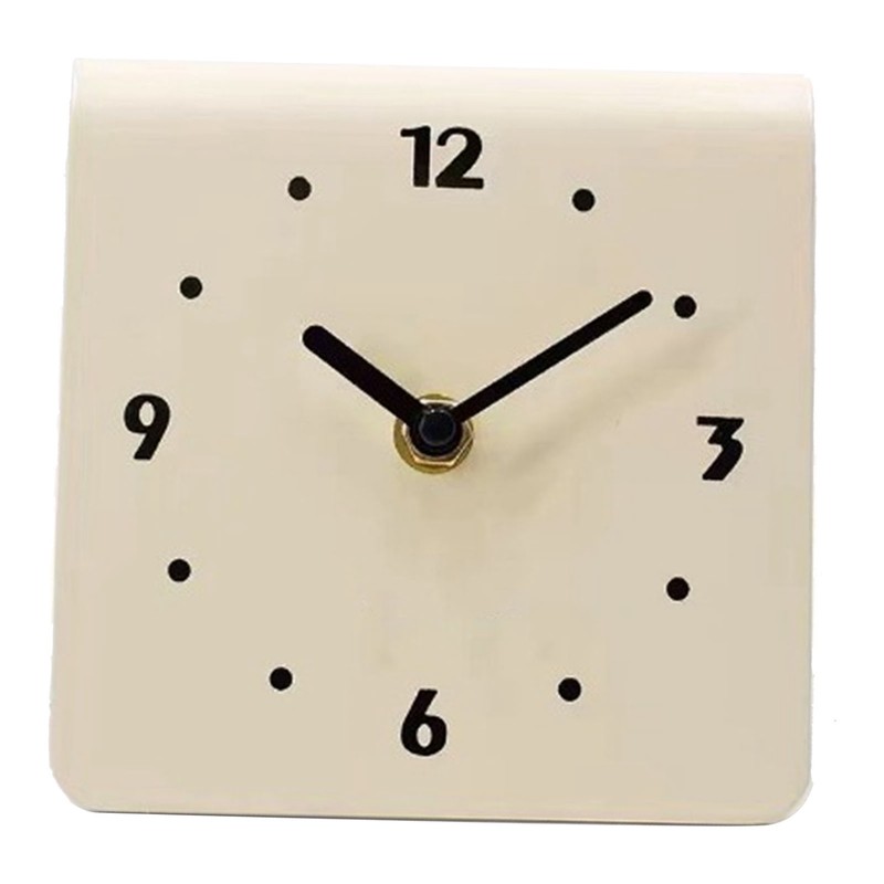 Desktop Clock Simple Modern Quiet Movement Metal Desk Clock Ornament