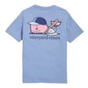 vineyard vines Boys' Baseball Player Whale Short-Sleeve Pocket Tee, Coastline