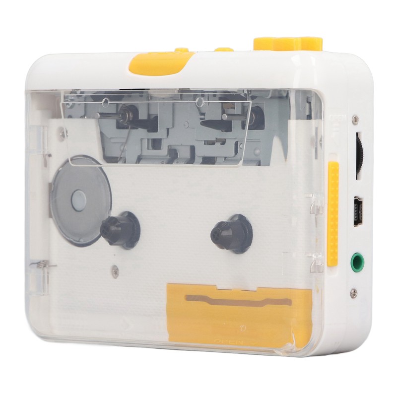 Cassette to MP3 Converter Battery USB Powered Portable Cassette Player
