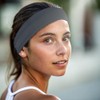 Simple Sports Headband - Sustainable, Double-Sided, Seamless, Elastic (Black &