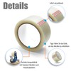 BigDean 36 Rolls Professional Parcel Tape - Ultra Strong &