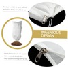 Sosoport 2pcs Plant Protection Cover Greenhouse Frost Guard Drawstring Winter