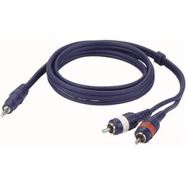 DAP Audio Stereo Mini Jack to 2 RCA Connector 150 cm