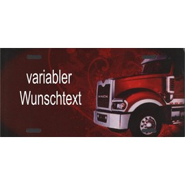 Number Plate US Truck 833/Lorry Accessory