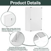 IP65 DIY Junction Box Water-resistant White Plastic Enclosure Project Case