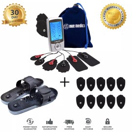 NueMedics Tens Unit Muscle Stimulator Multi Modes Reflexology Shoes Electric Massager