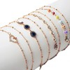 Premium Accent Mask Strap & Glasses Chain (4 Styles) - Fashion Necklace & Eyeglass Holder Mask Strap Rainbow 4ea
