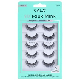 3D FAUX MINK LASHES: ROUGE (5 PACK)