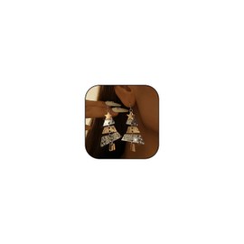 Christmas Tree Earrings for Women Holiday Earrings Holiday Gift Box Earrings Dangling Decoration Christmas Accessories Jewelry