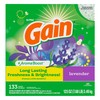 Gain Powder Laundry Detergent, Lavender Scent, 133 Loads, 123 OZ