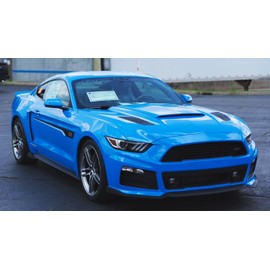 2015-2020 Mustang Roush Coupe Painted Rear Wing Spoiler Grabber Blue CI