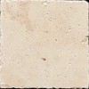 6x6 Light Travertine Tumbled Antiqued Tile Natural Stone ( 4 Piece Pack)