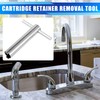 Cartridge Retainer Removal Tool with Handle for Moen 14272/1224/1234/1248, Replacement