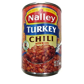 Nalley Turkey Chili Carne with Beans 14 Oz (Pack of 6)