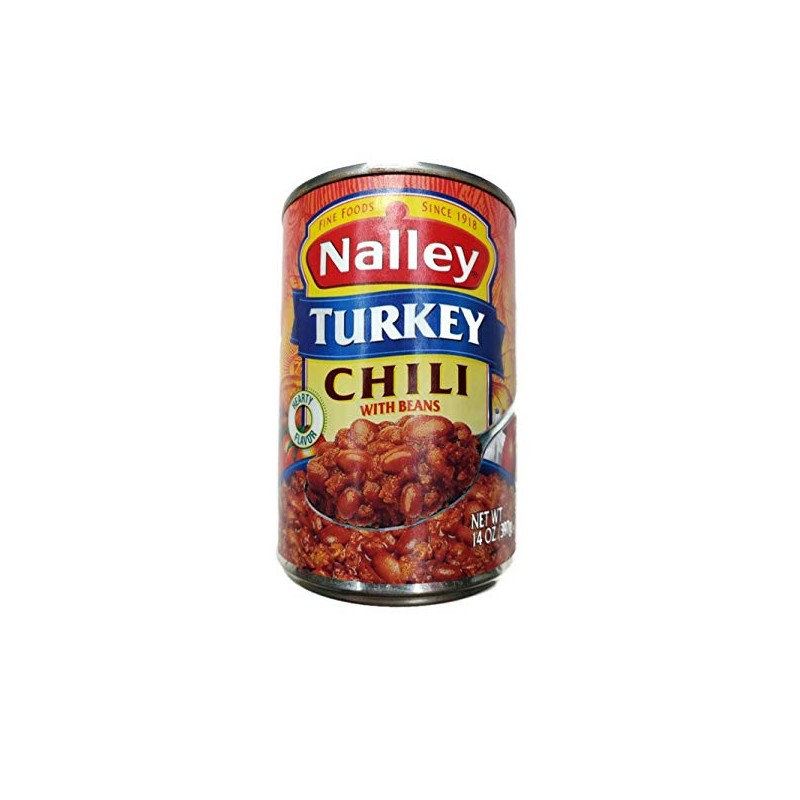 Nalley Turkey Chili Carne with Beans 14 Oz (Pack of