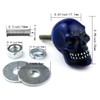 Bashineng Skull License Plate Screws Universal Car Truck Motorcycle License