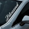 XTRAYXRAY Blessed Windshield Banner Sticker Car Decal Window Bumper Decal